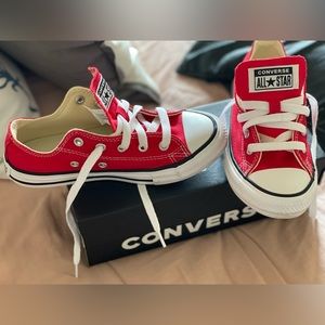 Size 13 Red Converse. Gentle worn.